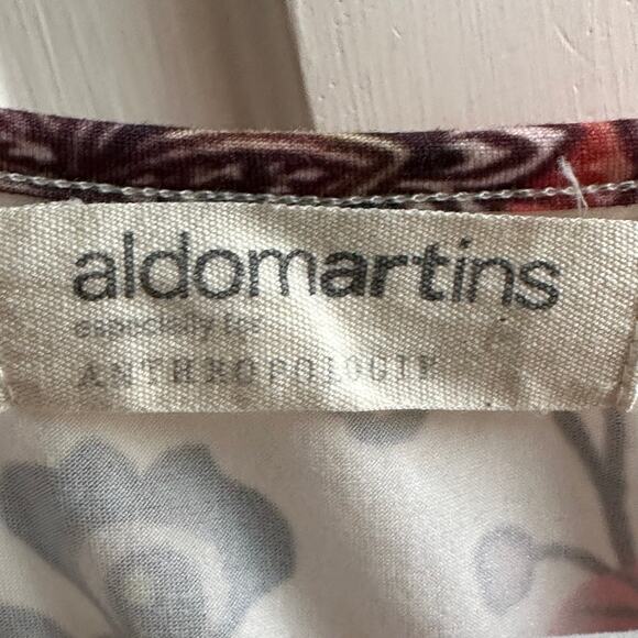 Anthropologie Aldomartins Charlize Tie Front Top - Picture 6 of 8